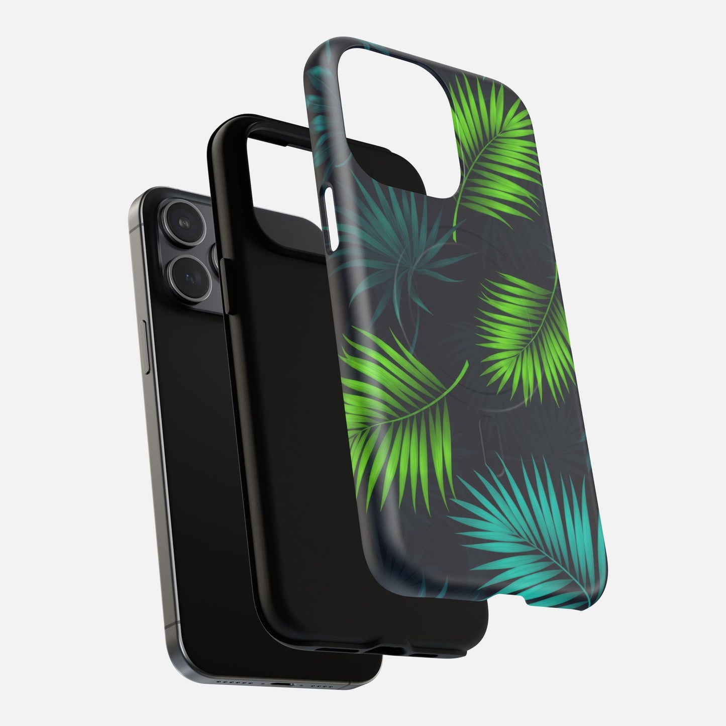 Green Leaf Design iPhone Case — Tough Magnetic | MagSafe Compatible