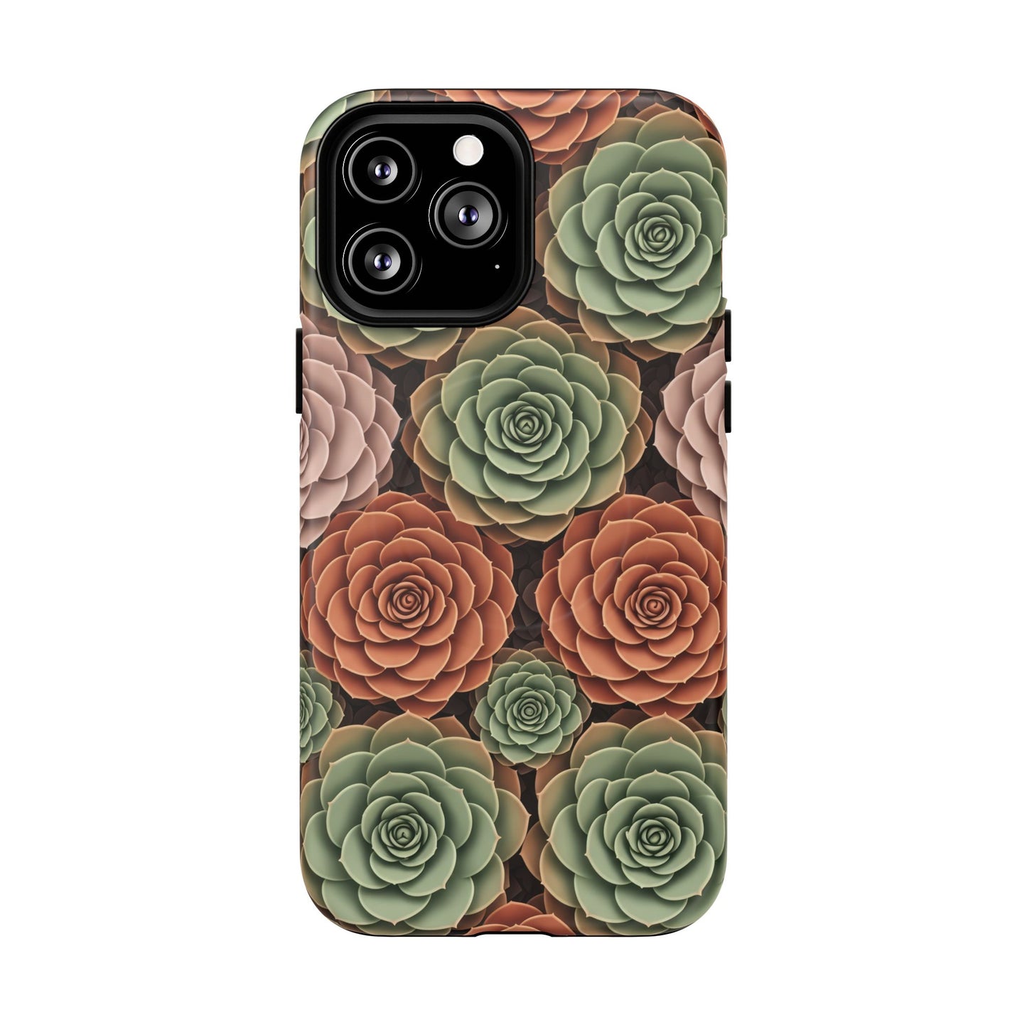 Magnetic Tough Case — Autumn Succulent Floral Phone Cover iPhone 13 Pro Max Matte Phone Case