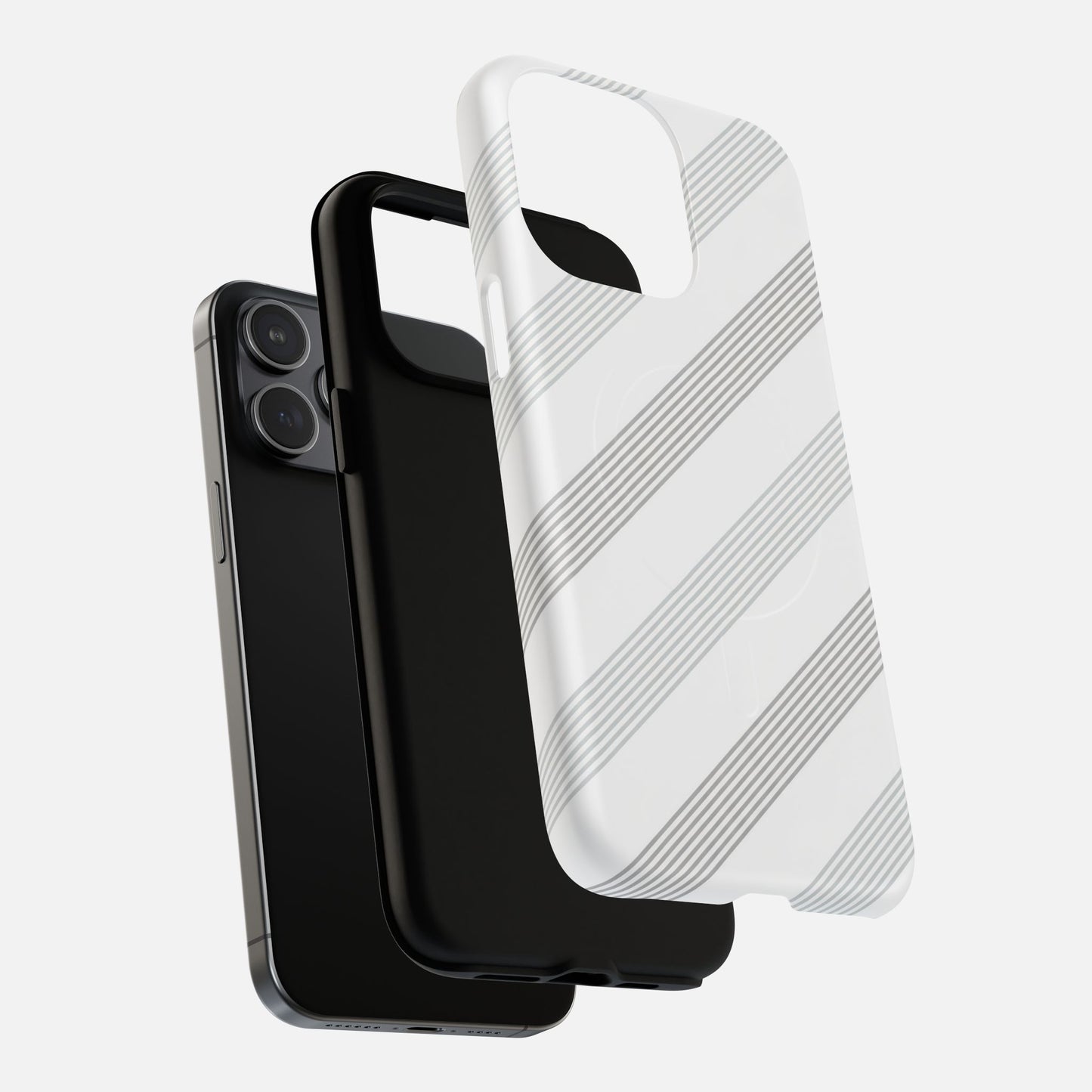 Minimal Diagonal Stripe iPhone Case — Tough Magnetic | MagSafe Compatible