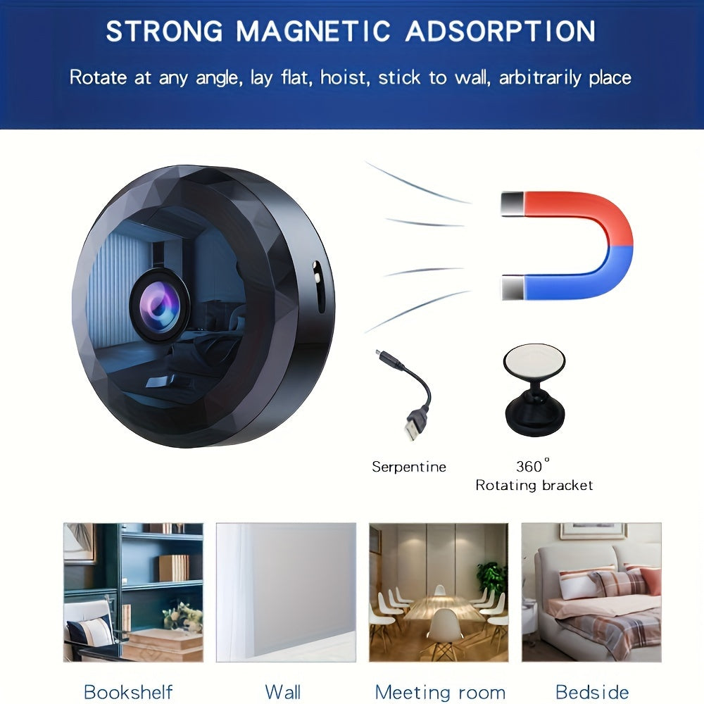 Mini WiFi Security Camera - Night Vision, Motion Detection, App-Controlled - Zaidni Store