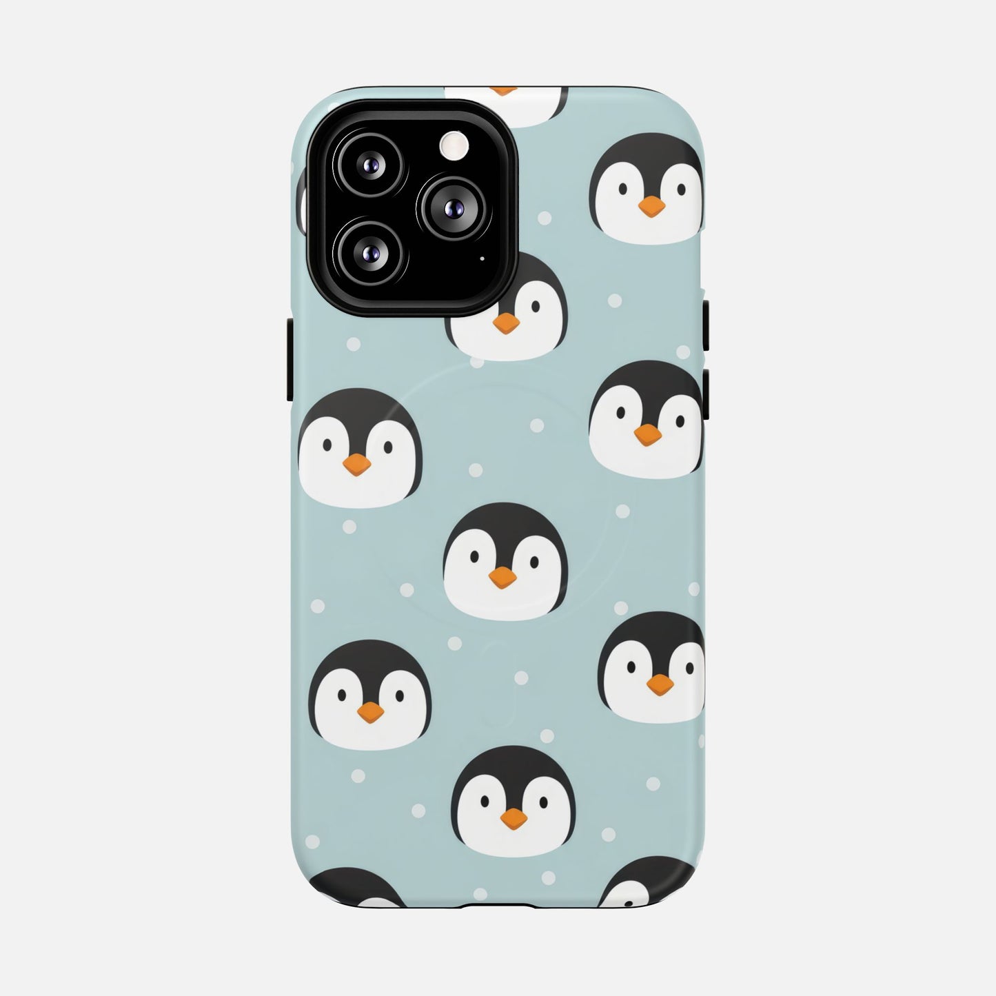 Penguin Pattern iPhone Case — Tough Magnetic | MagSafe Compatible
