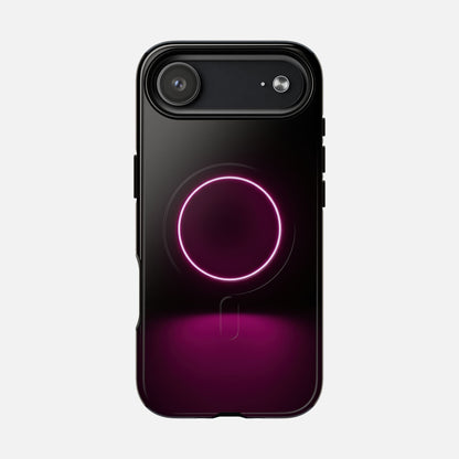 Neon Ring iPhone Case — Tough Magnetic | MagSafe Compatible