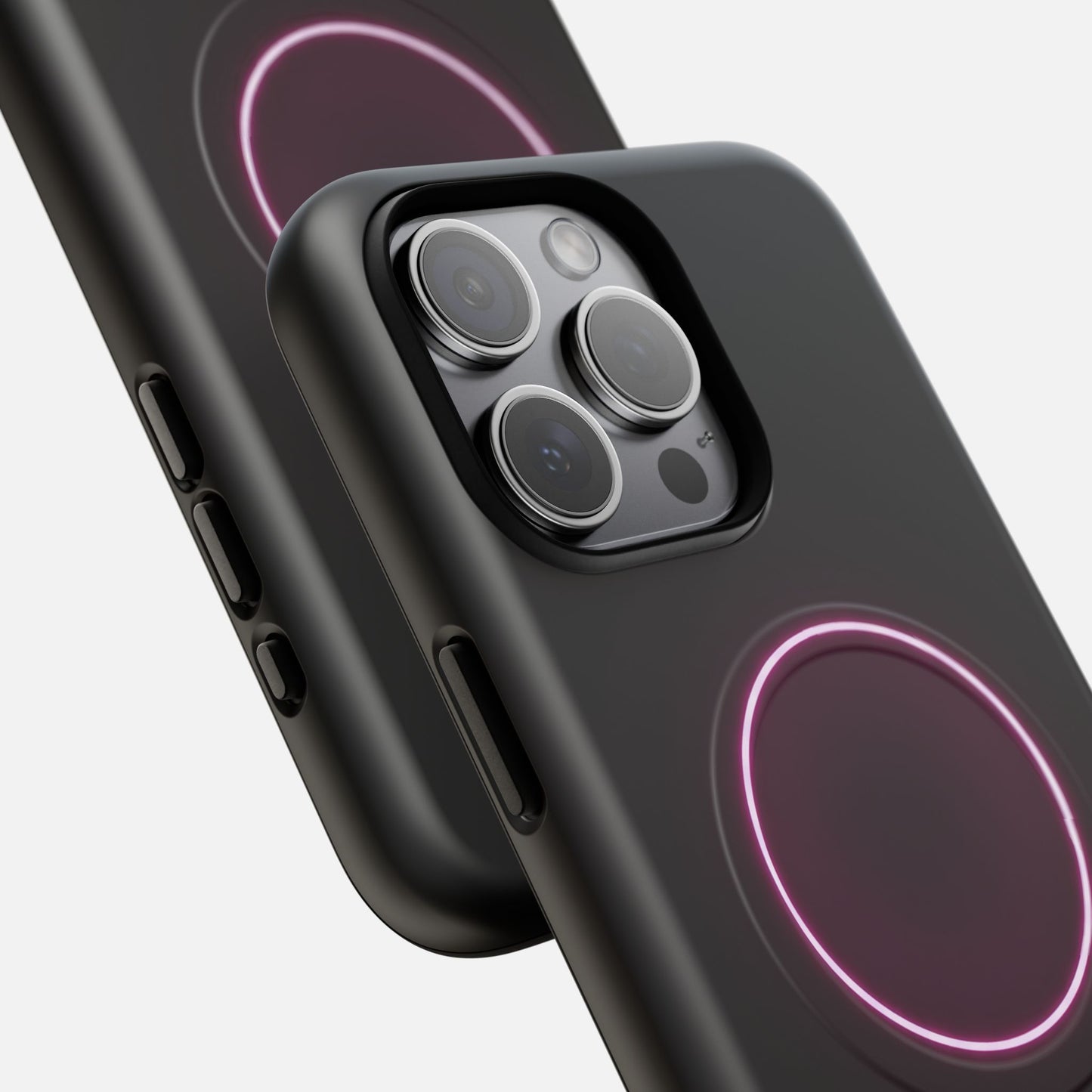 Neon Ring iPhone Case — Tough Magnetic | MagSafe Compatible