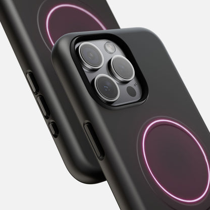 Neon Ring iPhone Case — Tough Magnetic | MagSafe Compatible