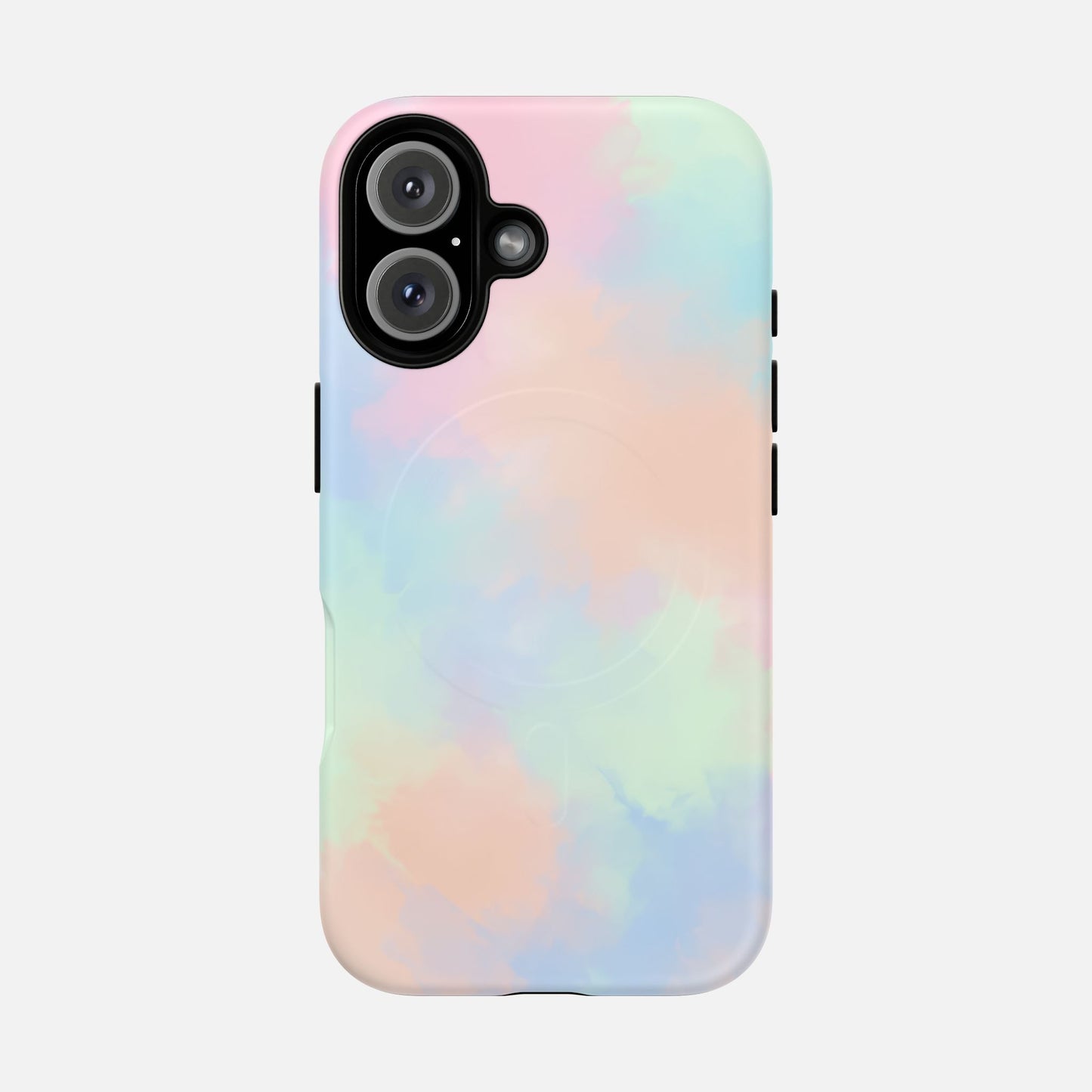 Pastel Watercolor Tough Magnetic Phone Case — Protective MagSafe Compatible Cover iPhone 16 Matte Phone Case