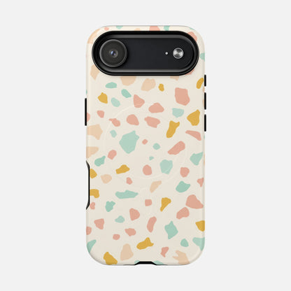 Terrazzo Pastel iPhone Case — Tough Magnetic | MagSafe Compatible