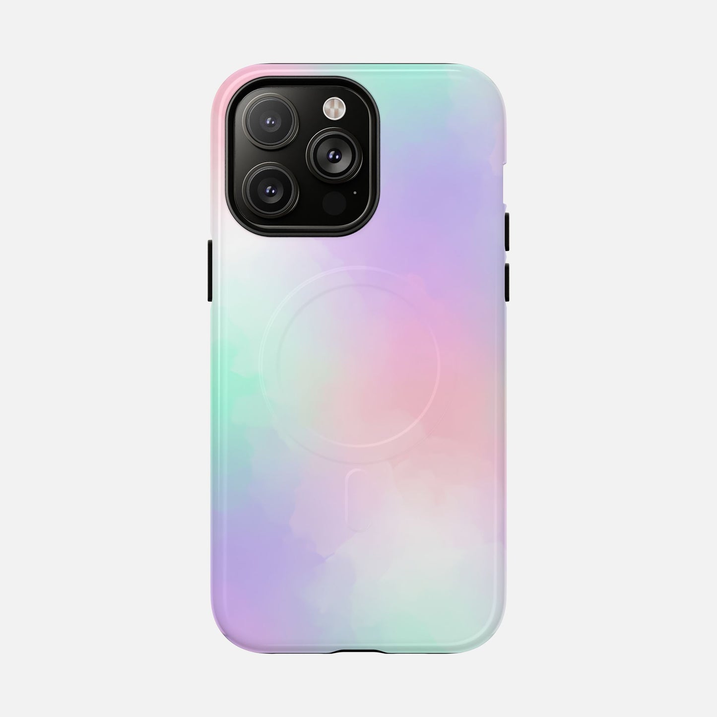 Pastel Gradient Soft Pink, Mint & Lavender iPhone Case — Tough Magnetic | MagSafe Compatible