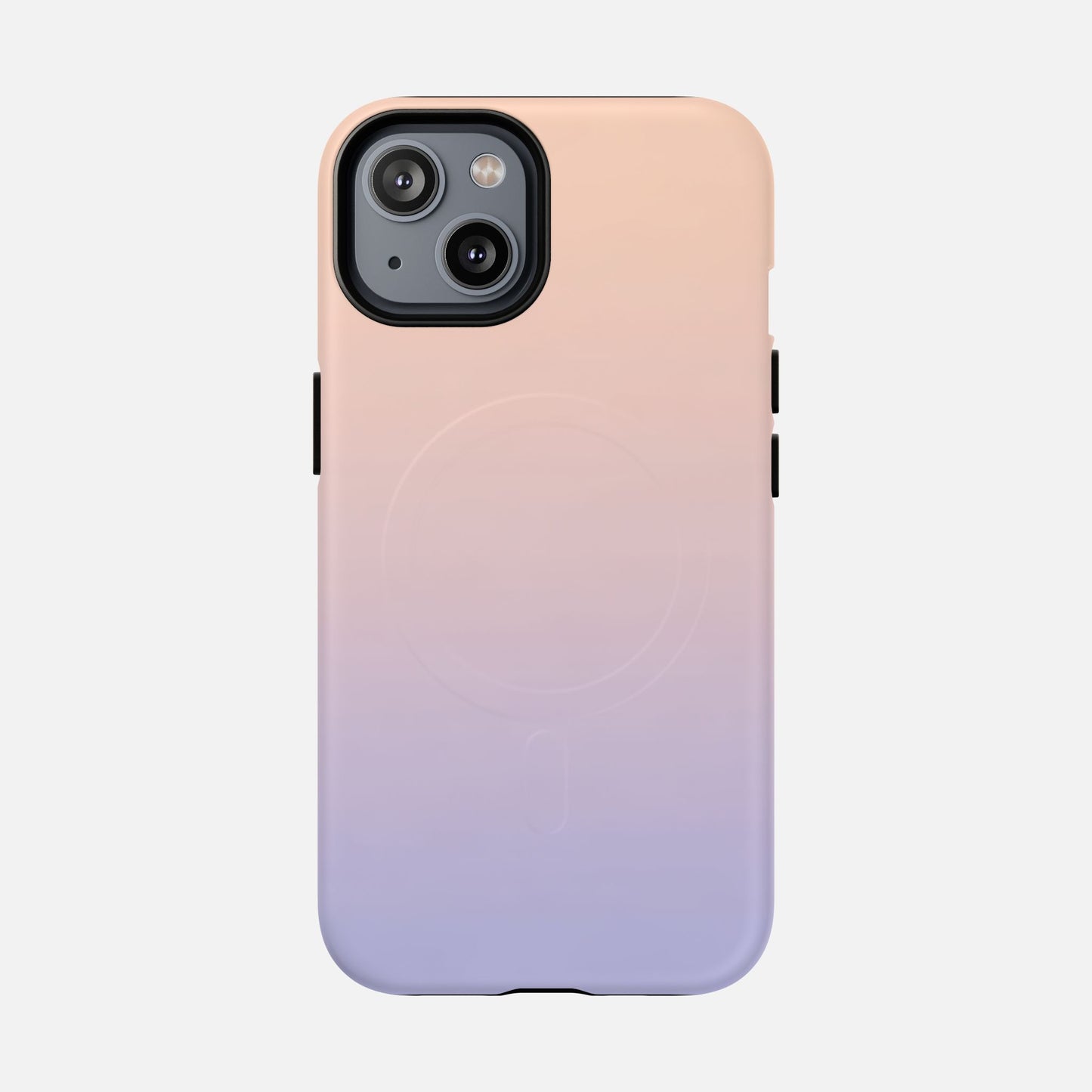 Gradient With Rose Gold to Lavender iPhone Case — Tough Magnetic | MagSafe Compatible