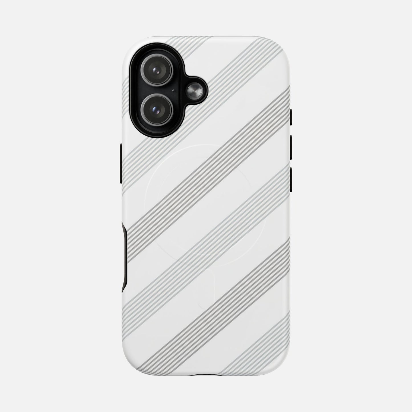 Minimal Diagonal Stripe iPhone Case — Tough Magnetic | MagSafe Compatible