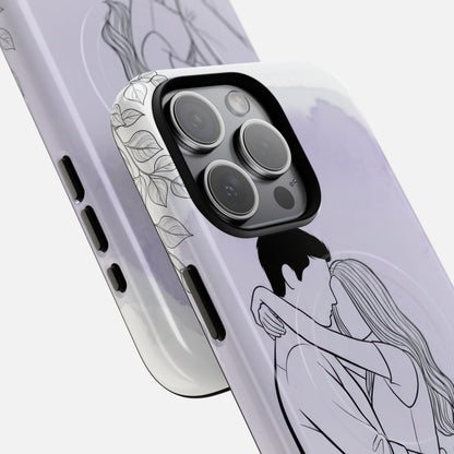 Romantic Couple iPhone Case — Tough Magnetic | MagSafe Compatible