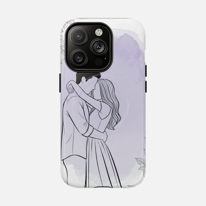 Romantic Couple iPhone Case — Tough Magnetic | MagSafe Compatible