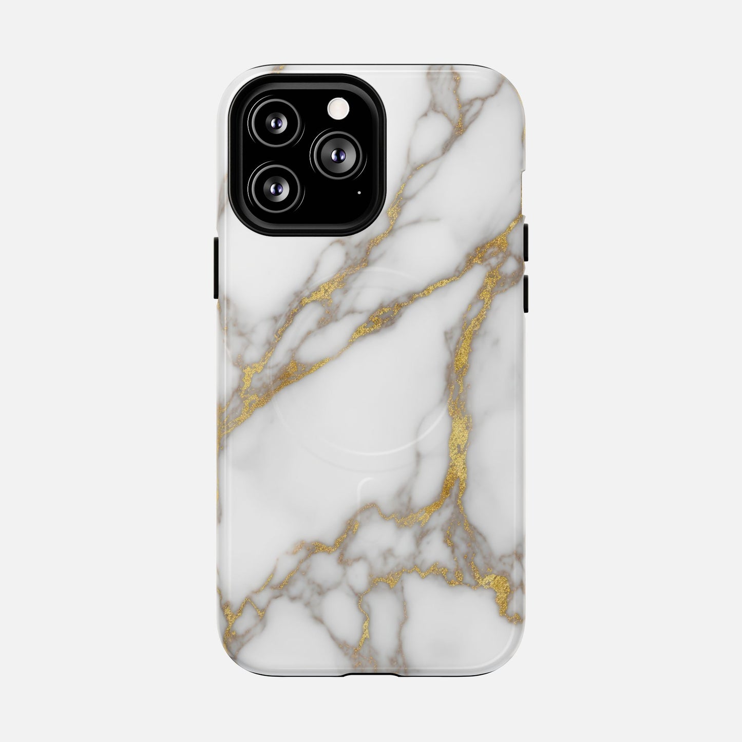 Marble Gold iPhone Case — Tough Magnetic | MagSafe Compatible