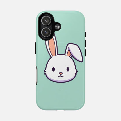 Cute Rabbit iPhone Case — Tough Magnetic | MagSafe Compatible