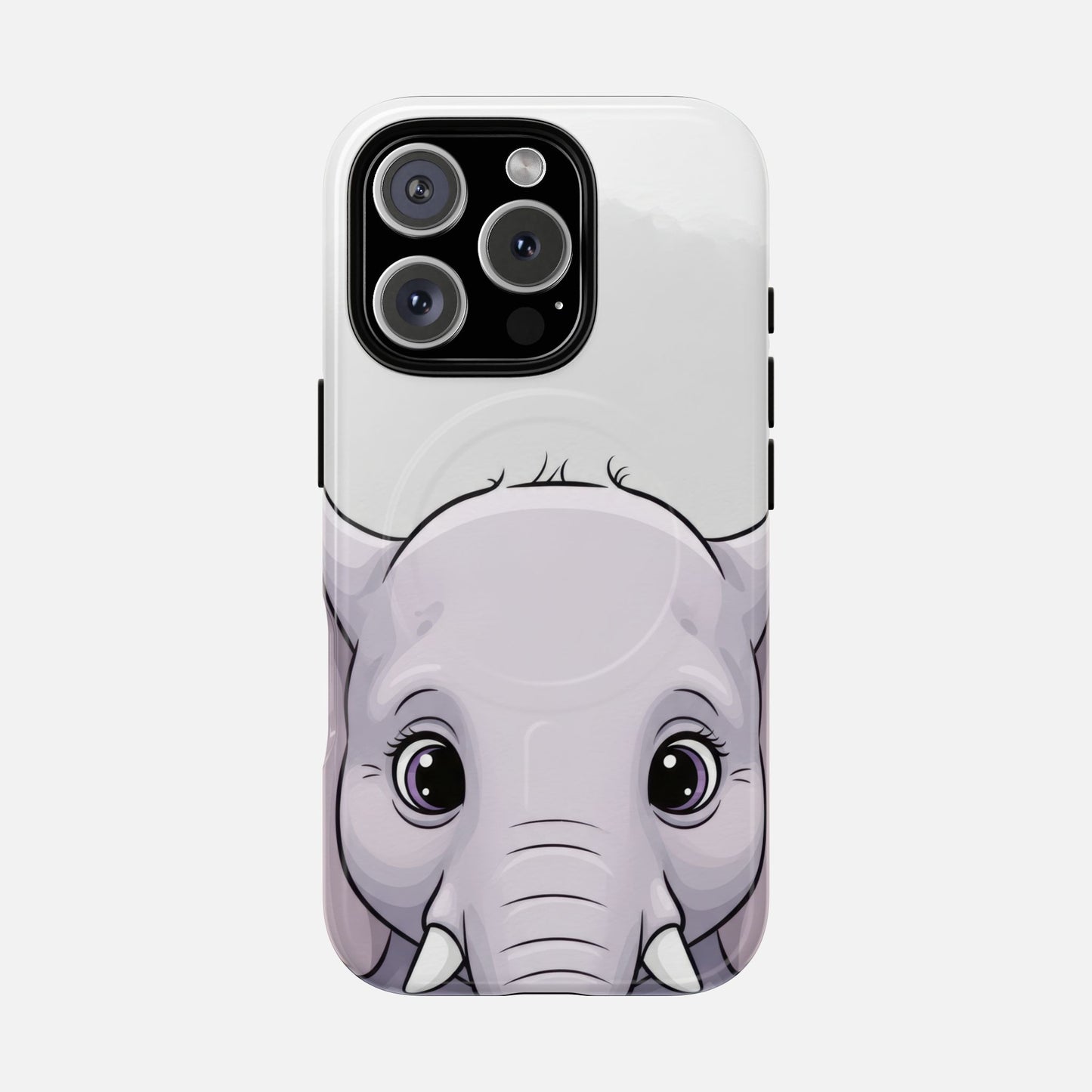 Cute Elephant iPhone Case — Tough Magnetic | MagSafe Compatible