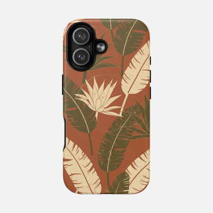 Tropical Leaf iPhone Case — Tough Magnetic | MagSafe Compatible