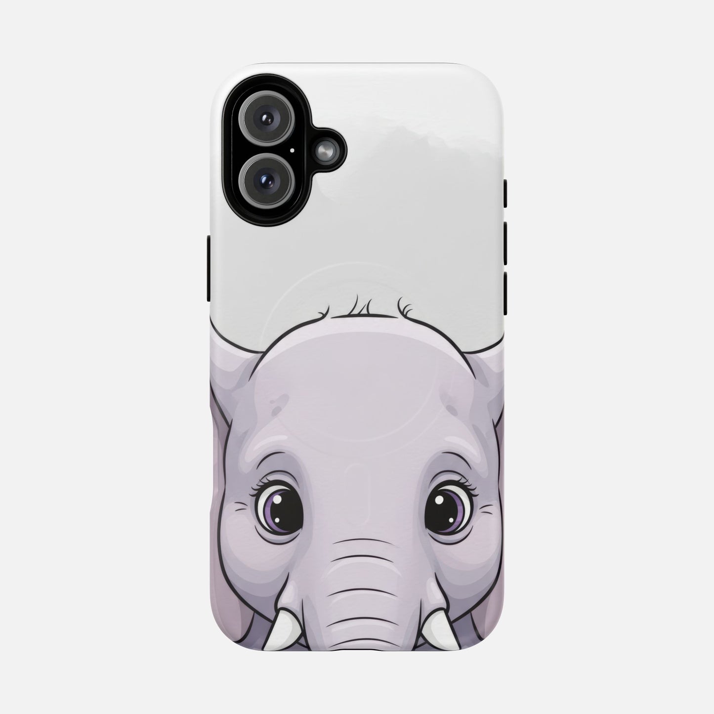 Cute Elephant iPhone Case — Tough Magnetic | MagSafe Compatible