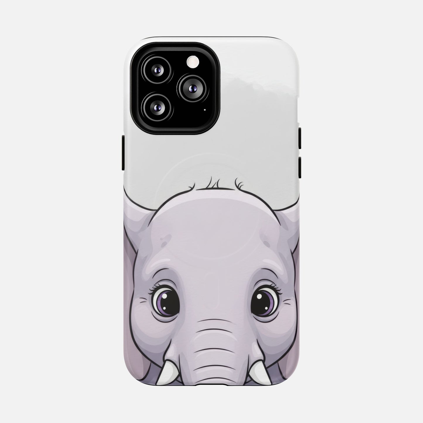 Cute Elephant iPhone Case — Tough Magnetic | MagSafe Compatible