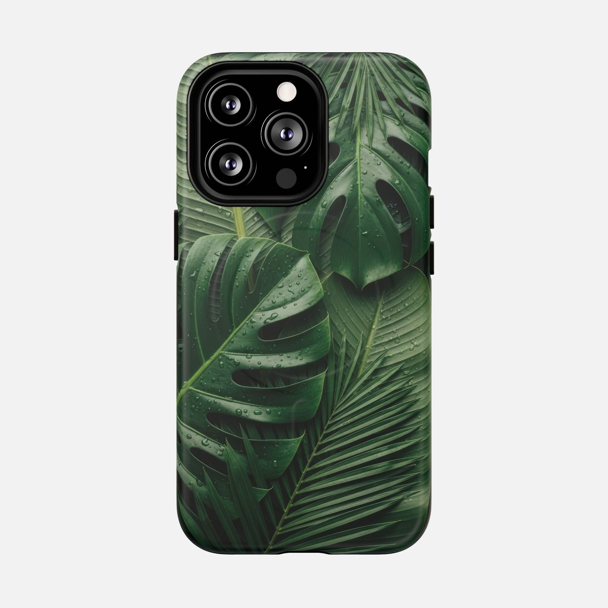 Tropical Monstera Magnetic Phone Case — Tough Protective iPhone Cover iPhone 13 Pro Matte Phone Case