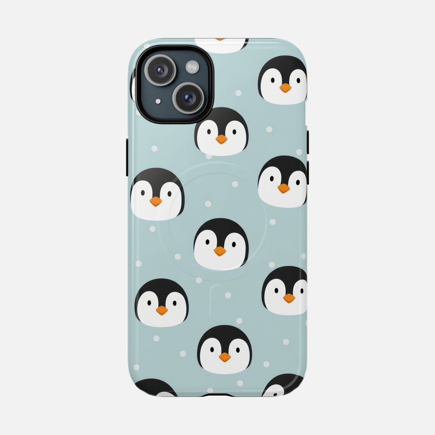 Penguin Pattern iPhone Case — Tough Magnetic | MagSafe Compatible