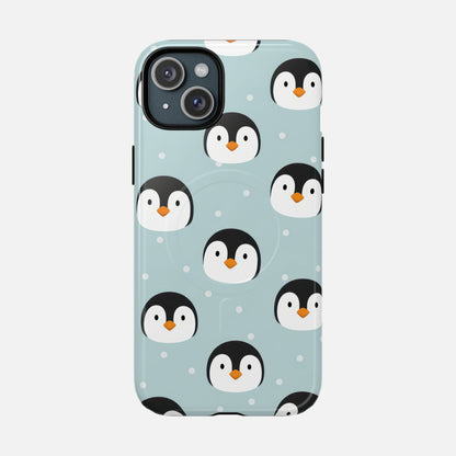 Penguin Pattern iPhone Case — Tough Magnetic | MagSafe Compatible