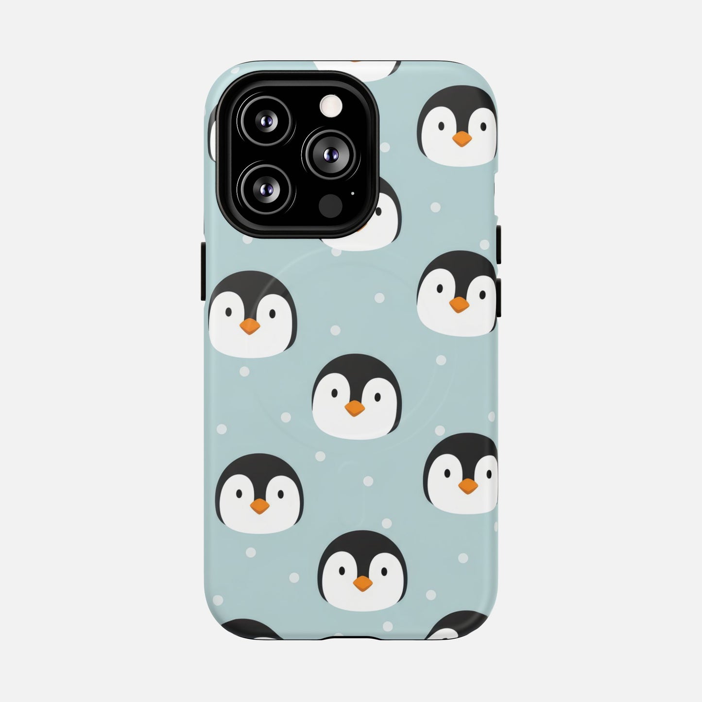 Penguin Pattern iPhone Case — Tough Magnetic | MagSafe Compatible