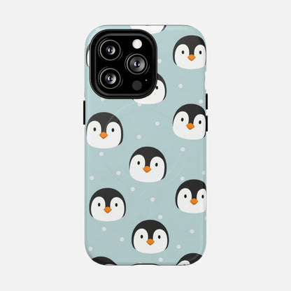 Penguin Pattern iPhone Case — Tough Magnetic | MagSafe Compatible