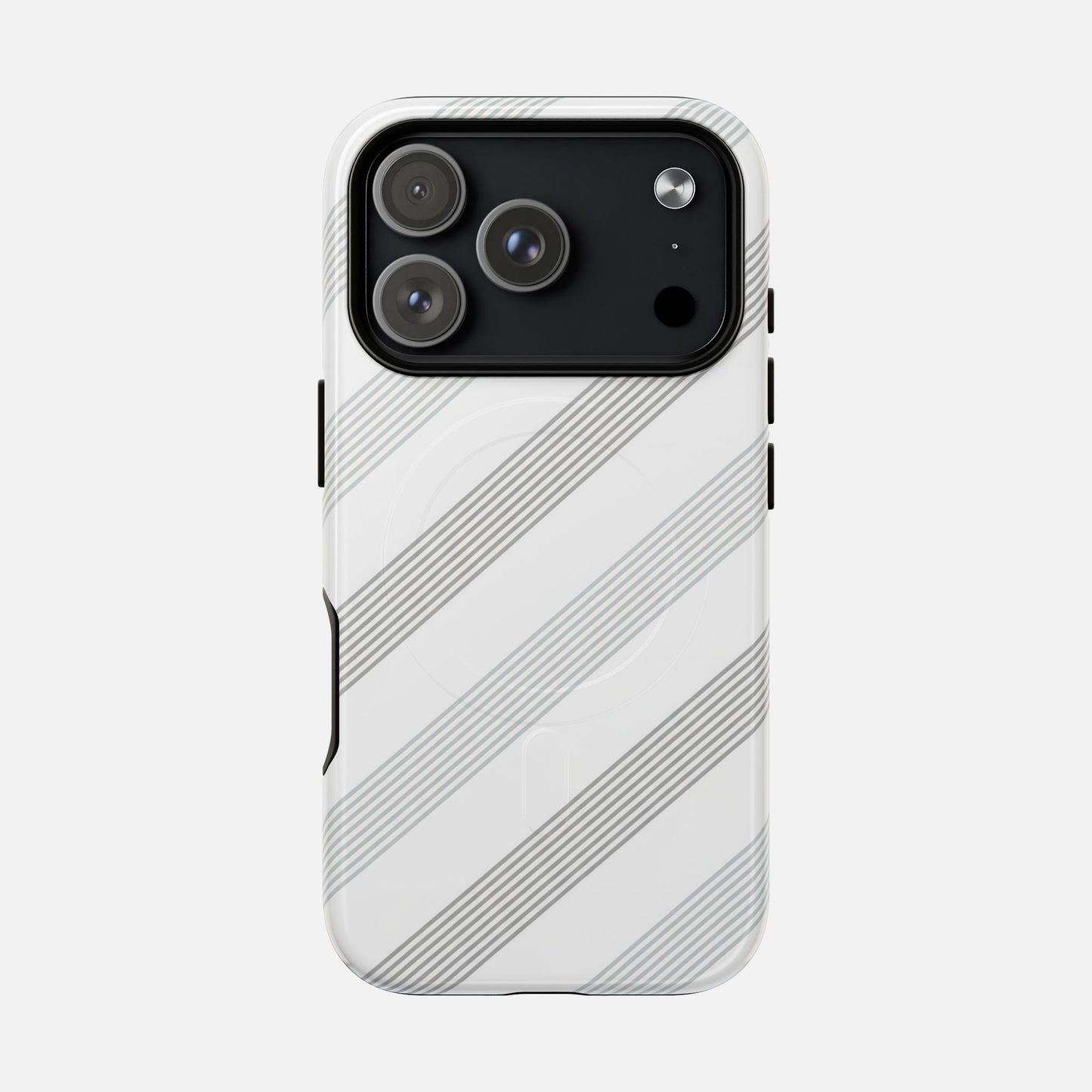 Minimal Diagonal Stripe iPhone Case — Tough Magnetic | MagSafe Compatible