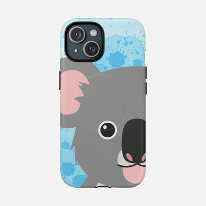 Cute Cartoon Koala iPhone Case — Tough Magnetic | MagSafe Compatible