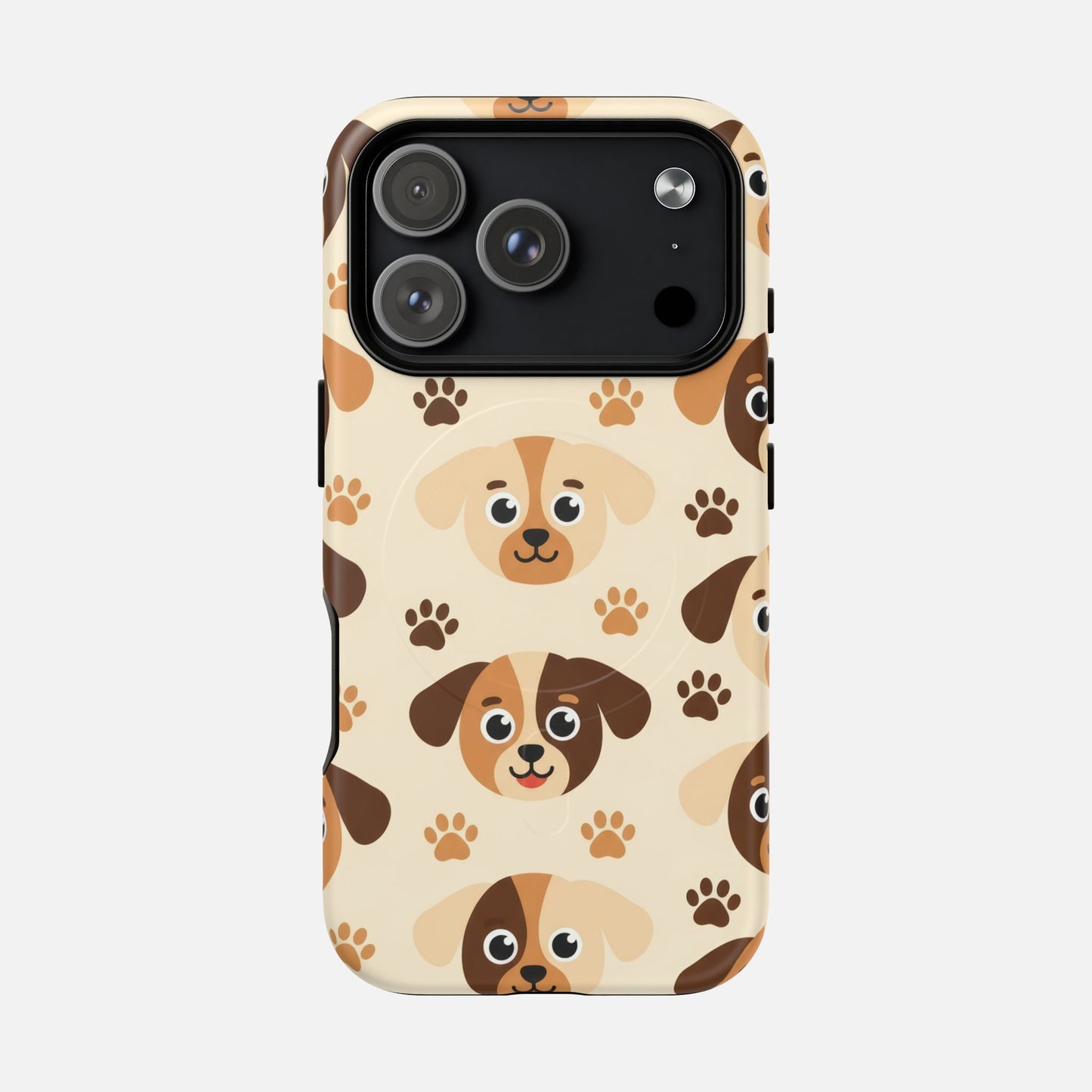 Cute Cartoon Puppy Paw iPhone Case — Tough Magnetic | MagSafe Compatible