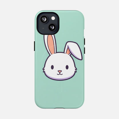 Cute Rabbit iPhone Case — Tough Magnetic | MagSafe Compatible