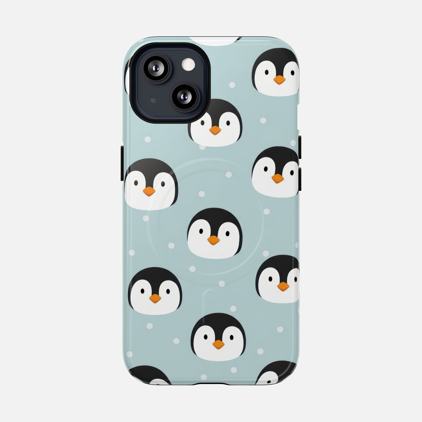 Penguin Pattern iPhone Case — Tough Magnetic | MagSafe Compatible