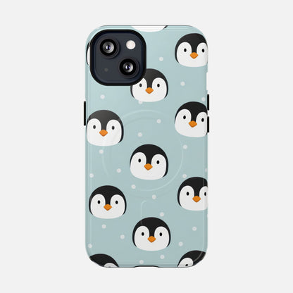 Penguin Pattern iPhone Case — Tough Magnetic | MagSafe Compatible