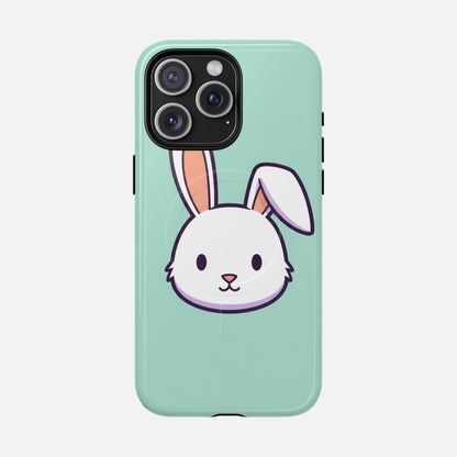 Cute Rabbit iPhone Case — Tough Magnetic | MagSafe Compatible