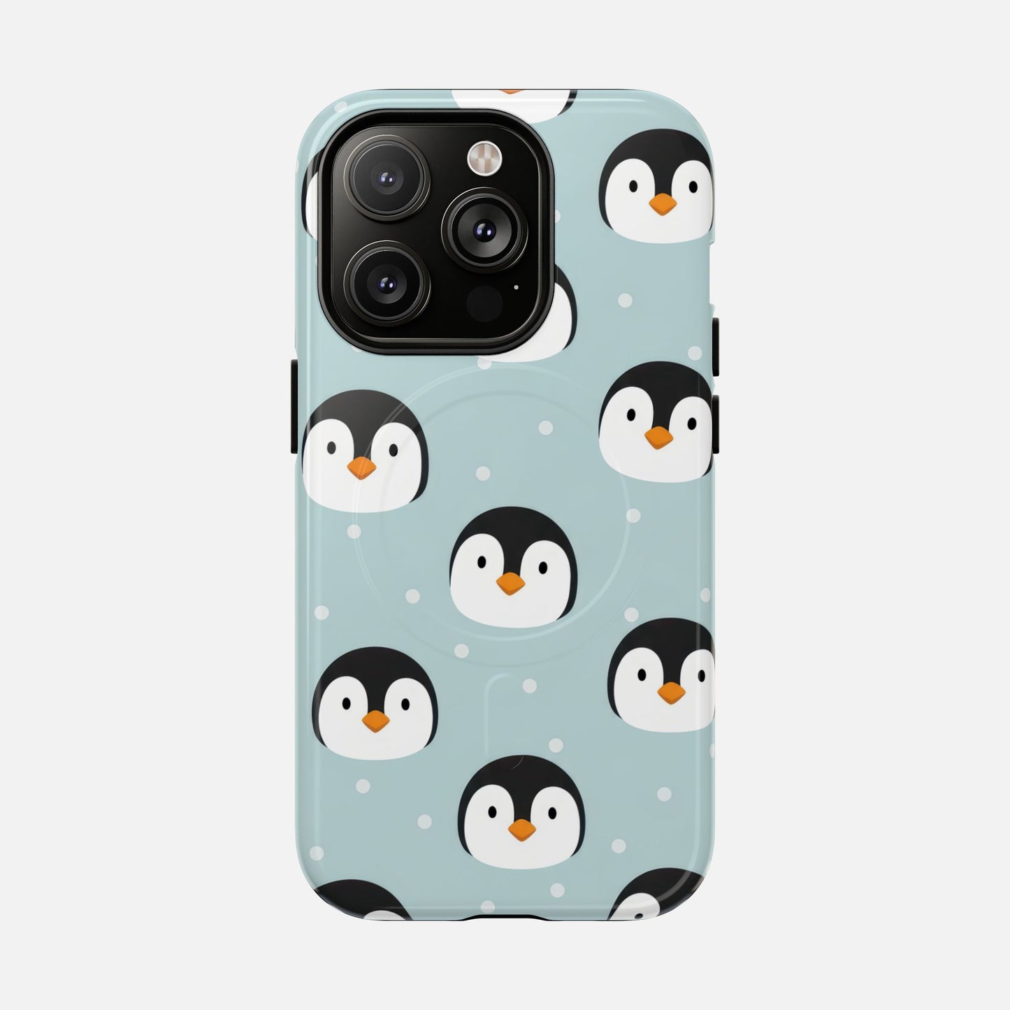Penguin Pattern iPhone Case — Tough Magnetic | MagSafe Compatible