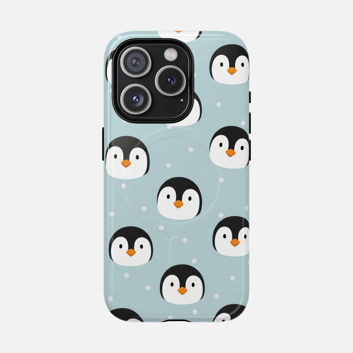 Penguin Pattern iPhone Case — Tough Magnetic | MagSafe Compatible