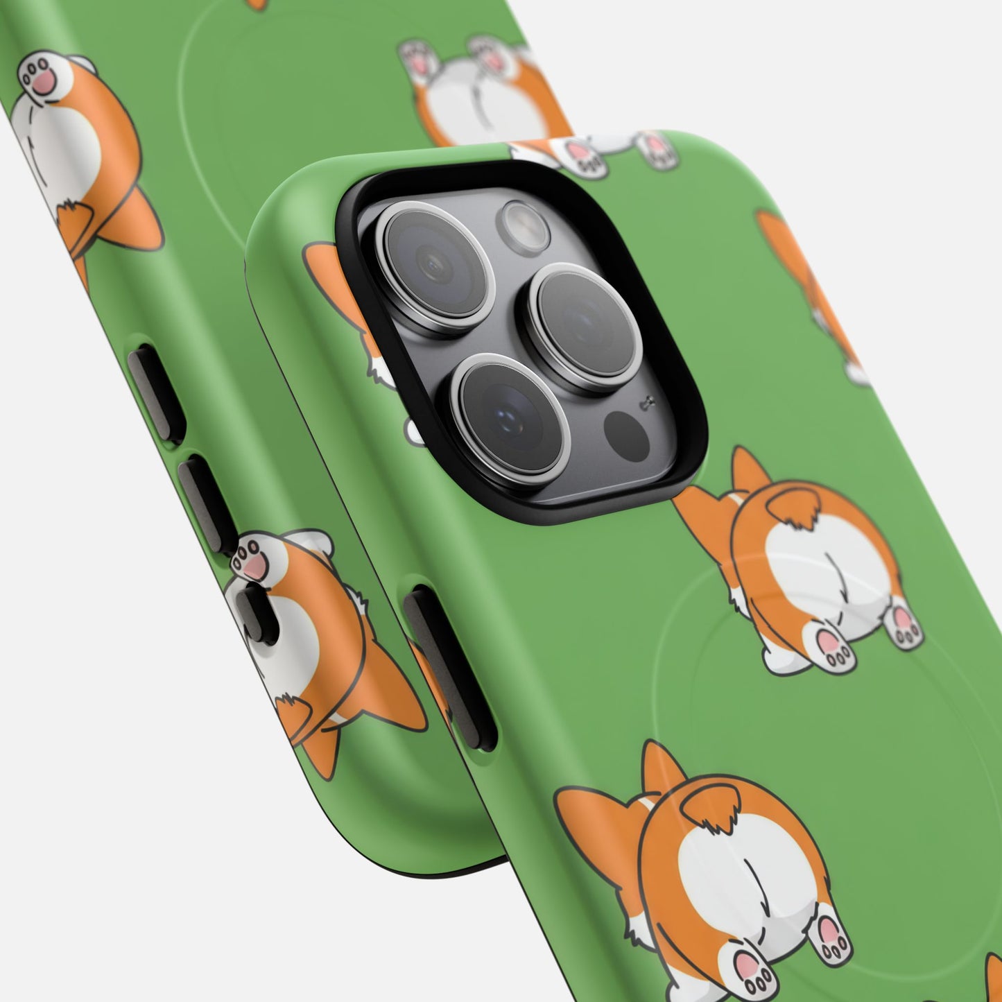 Cute Corgi Bum iPhone Case — Tough Magnetic | MagSafe Compatible