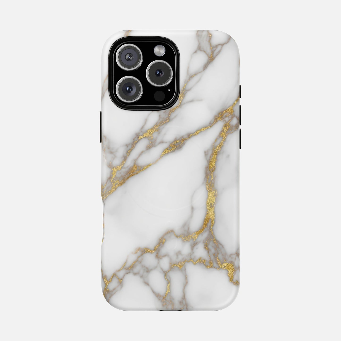 Marble Gold iPhone Case — Tough Magnetic | MagSafe Compatible