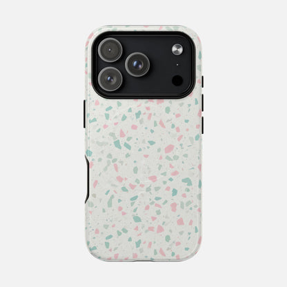 Terrazzo Pastel iPhone Case — Tough Magnetic | MagSafe Compatible