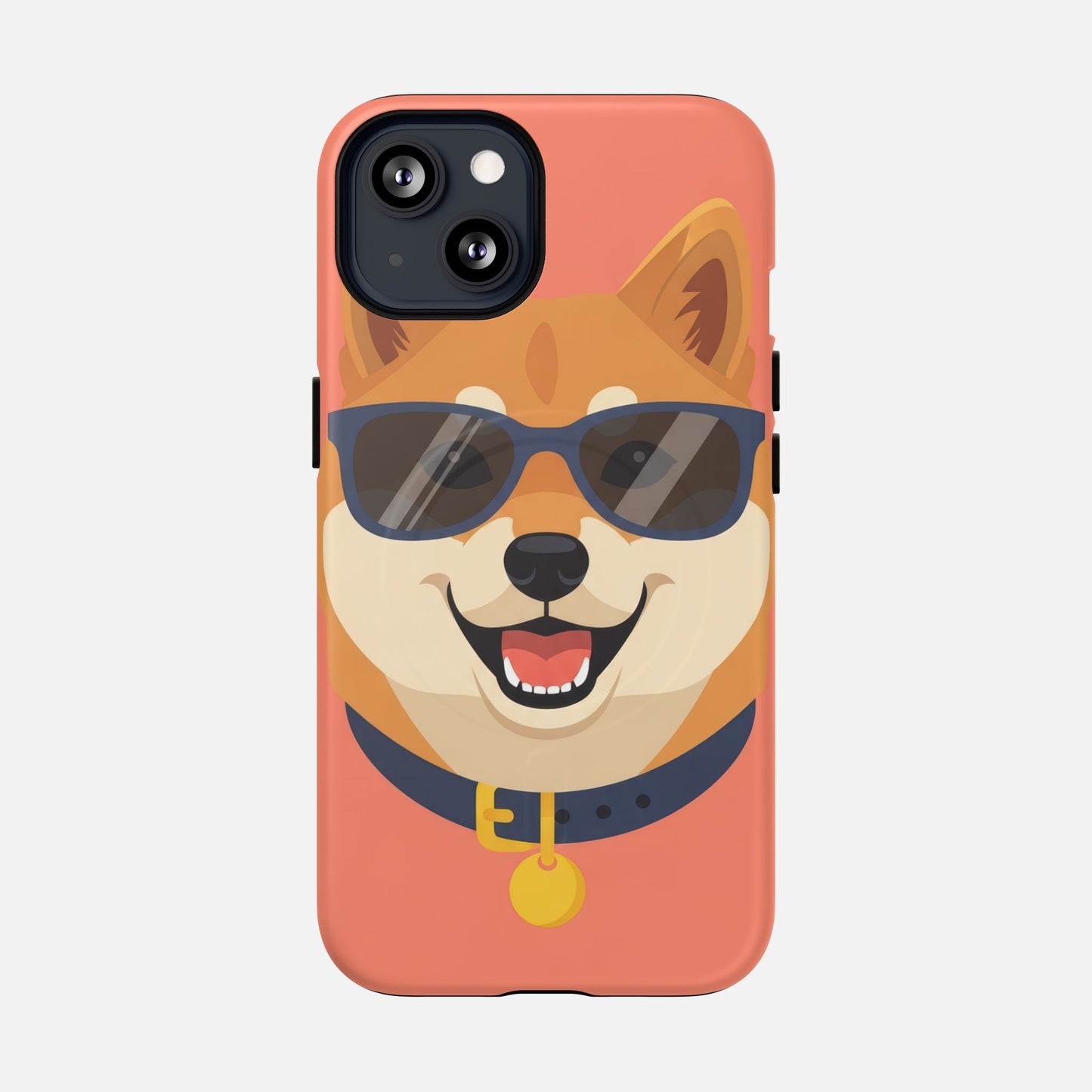 Cool Shiba Inu Sunglasses iPhone Case — Tough Magnetic | MagSafe Compatible