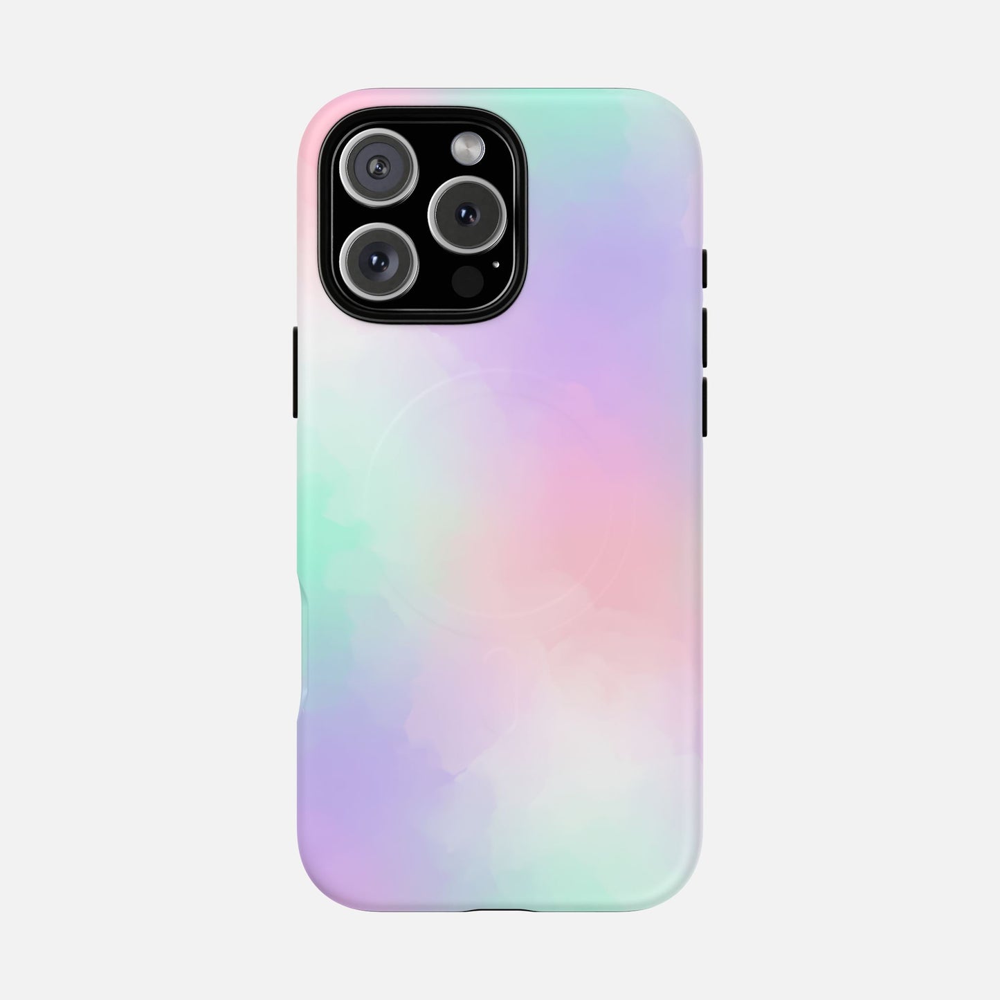 Pastel Gradient Soft Pink, Mint & Lavender iPhone Case — Tough Magnetic | MagSafe Compatible