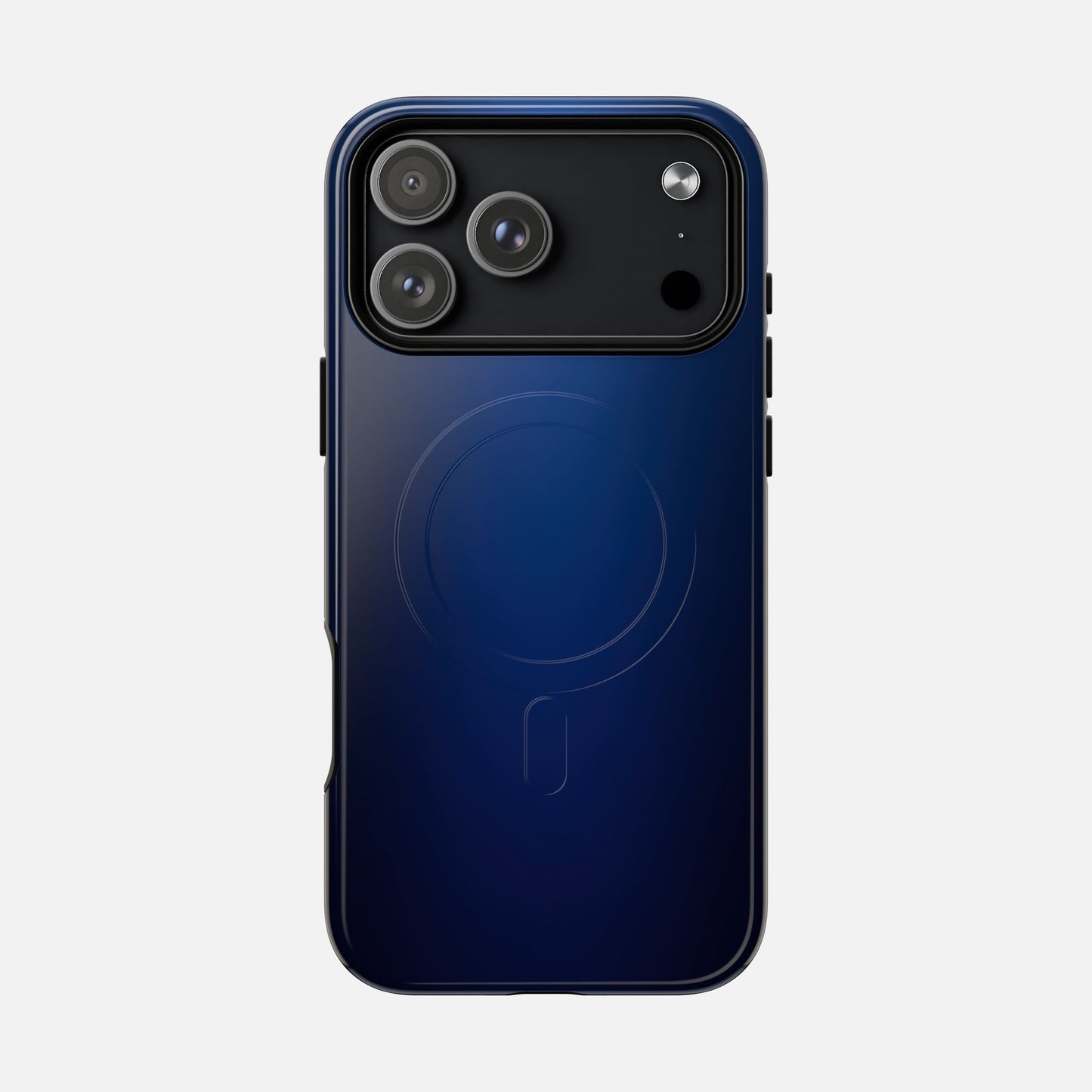 Smooth Dark Blue iPhone Case — Tough Magnetic | MagSafe Compatible