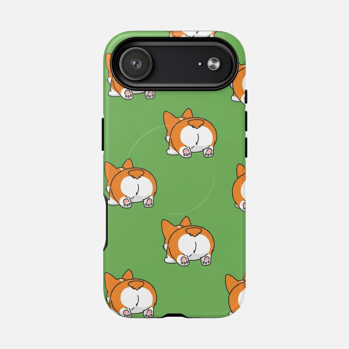 Cute Corgi Bum iPhone Case — Tough Magnetic | MagSafe Compatible