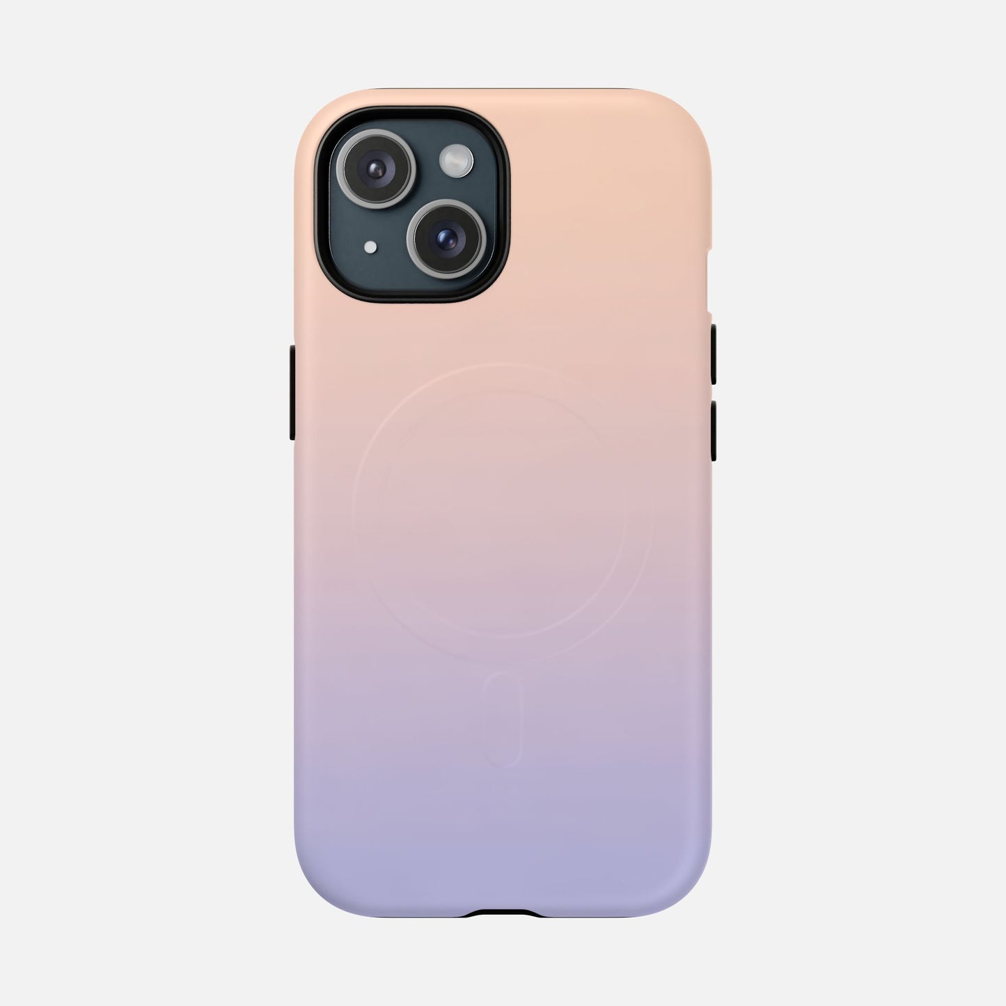 Gradient With Rose Gold to Lavender iPhone Case — Tough Magnetic | MagSafe Compatible