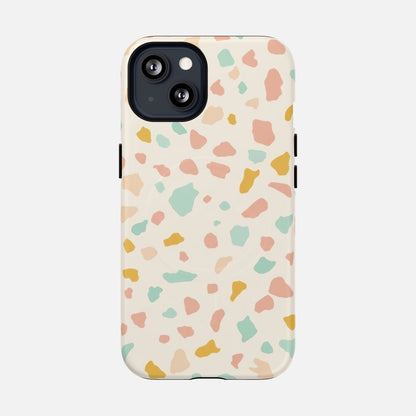 Terrazzo Pastel iPhone Case — Tough Magnetic | MagSafe Compatible