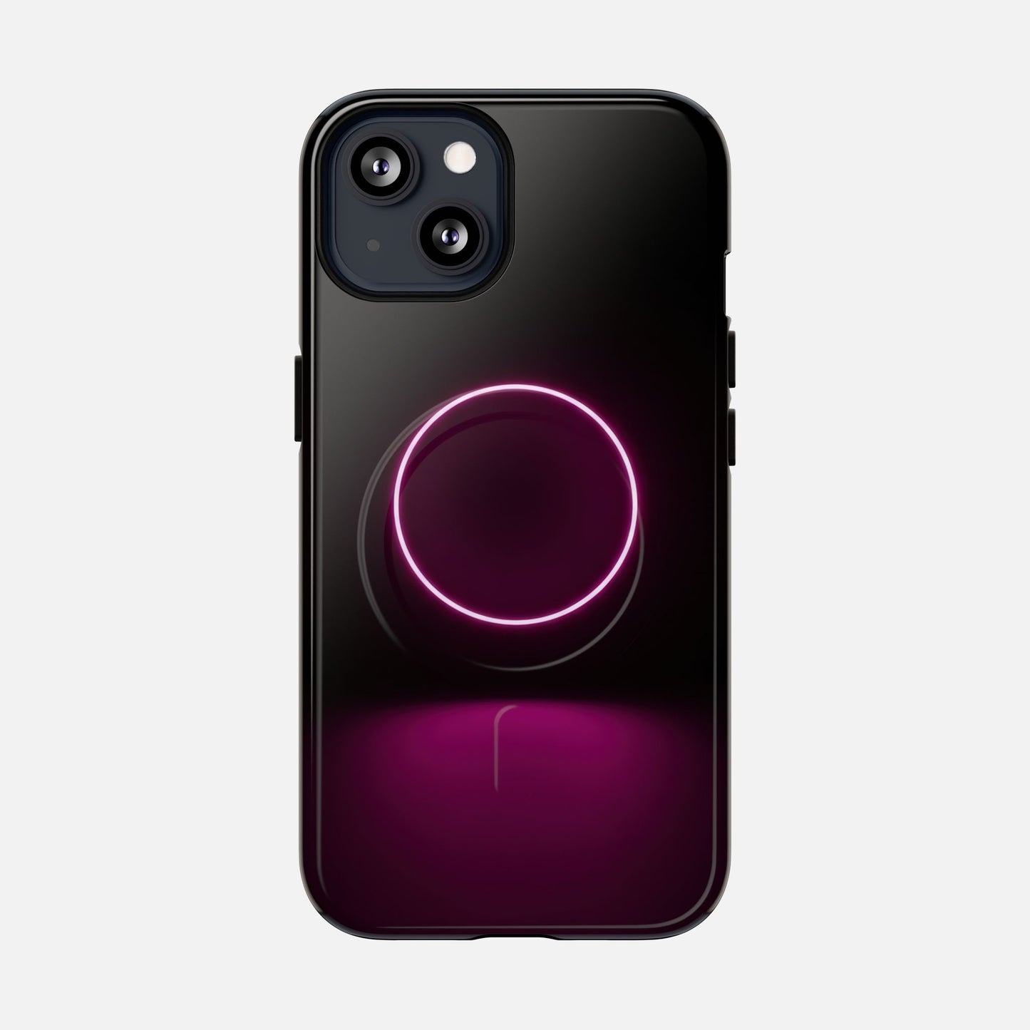Neon Ring iPhone Case — Tough Magnetic | MagSafe Compatible