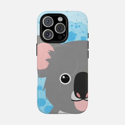 Cute Cartoon Koala iPhone Case — Tough Magnetic | MagSafe Compatible