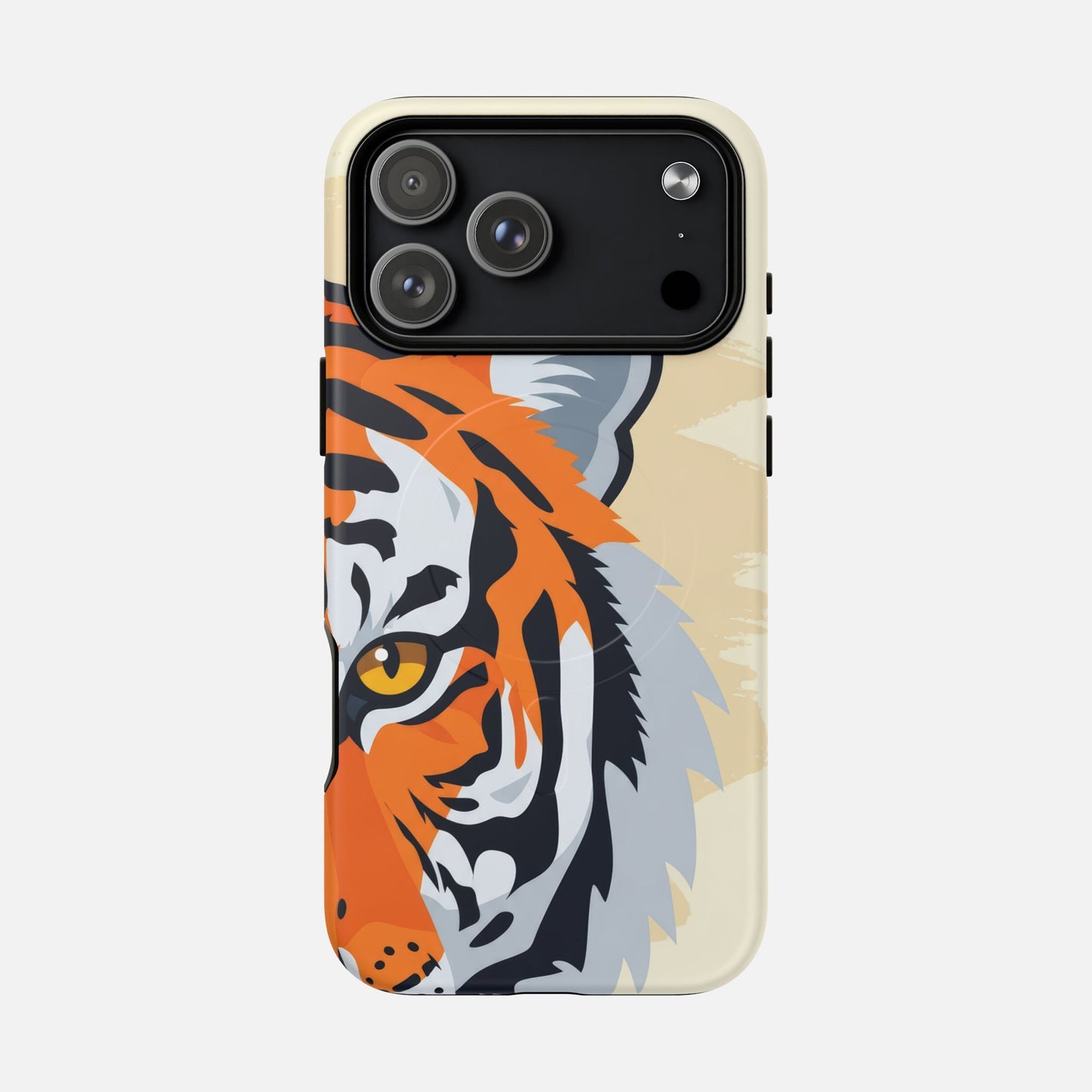 Tiger Face iPhone Case — Tough Magnetic | MagSafe Compatible