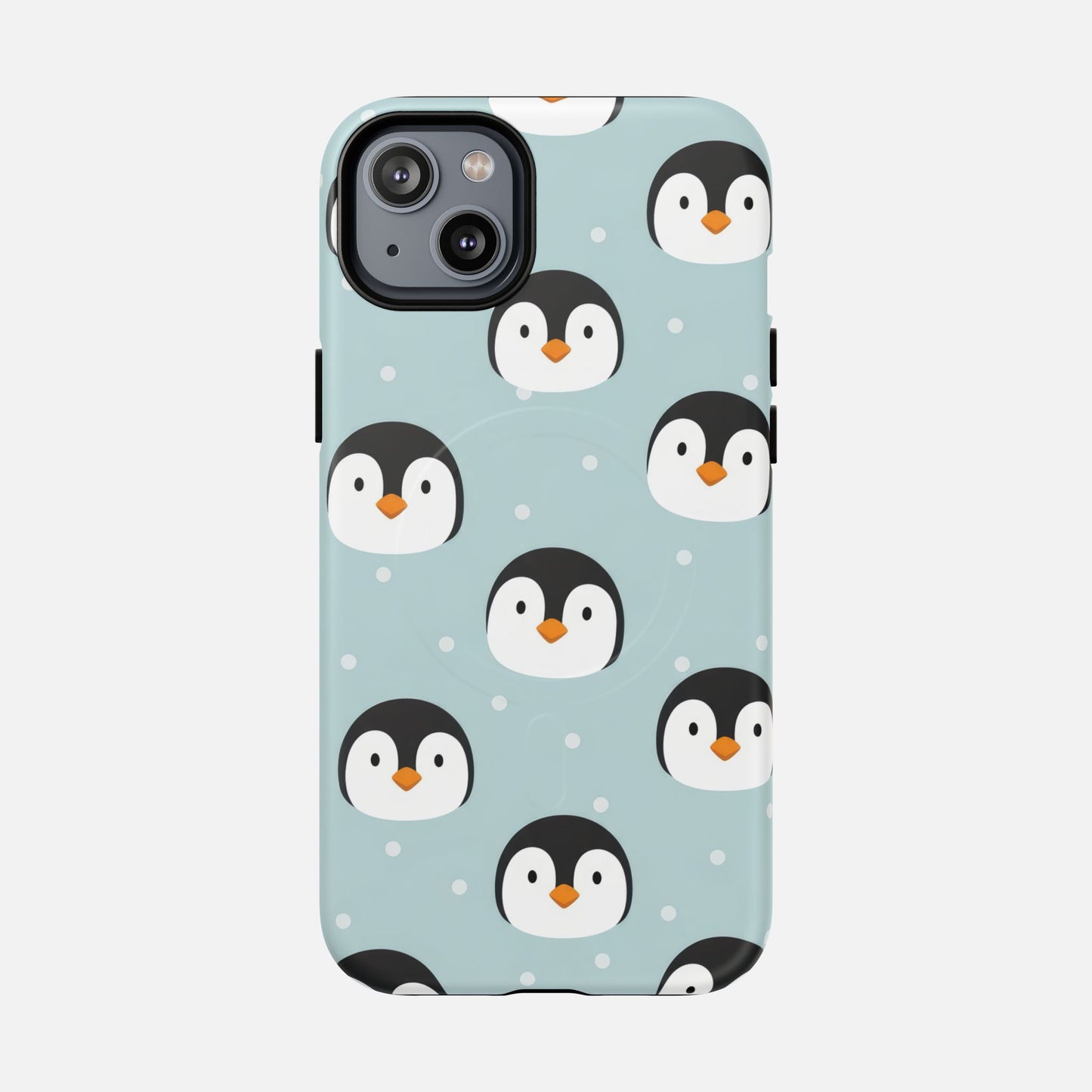 Penguin Pattern iPhone Case — Tough Magnetic | MagSafe Compatible