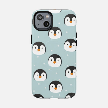 Penguin Pattern iPhone Case — Tough Magnetic | MagSafe Compatible