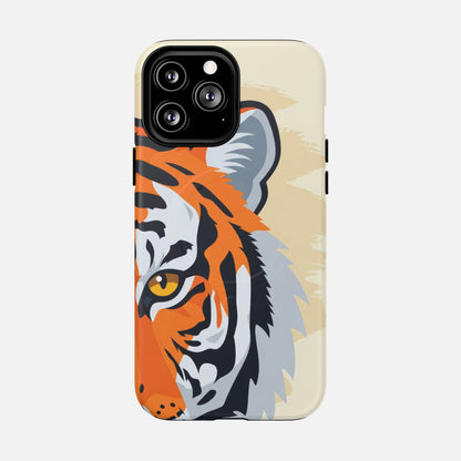 Tiger Face iPhone Case — Tough Magnetic | MagSafe Compatible